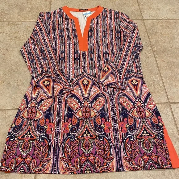 Patterned Tunic - Picture 1 of 4